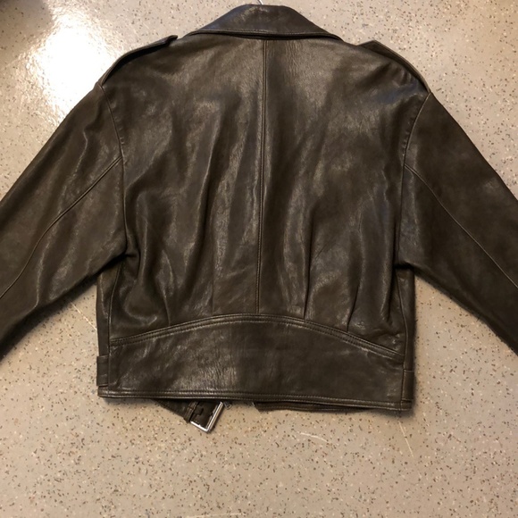 Club Monaco Vaeda Leather Jacket // Size XS